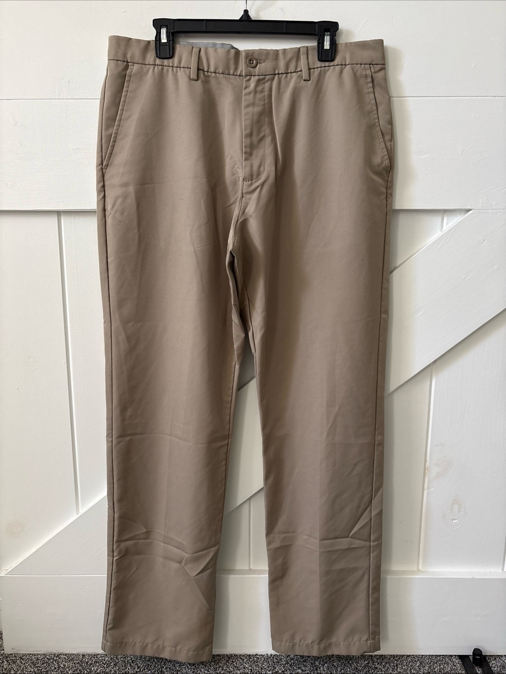 Greg Norman Attack Life Mens Pants 36x34 Performance Straight Leg Khaki